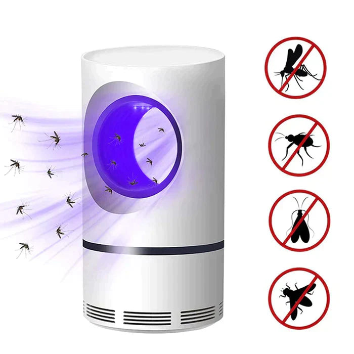 Armadilha Elétrica para Mosquitos e Insetos – Mosquiteiro UV Silencioso e Eficiente